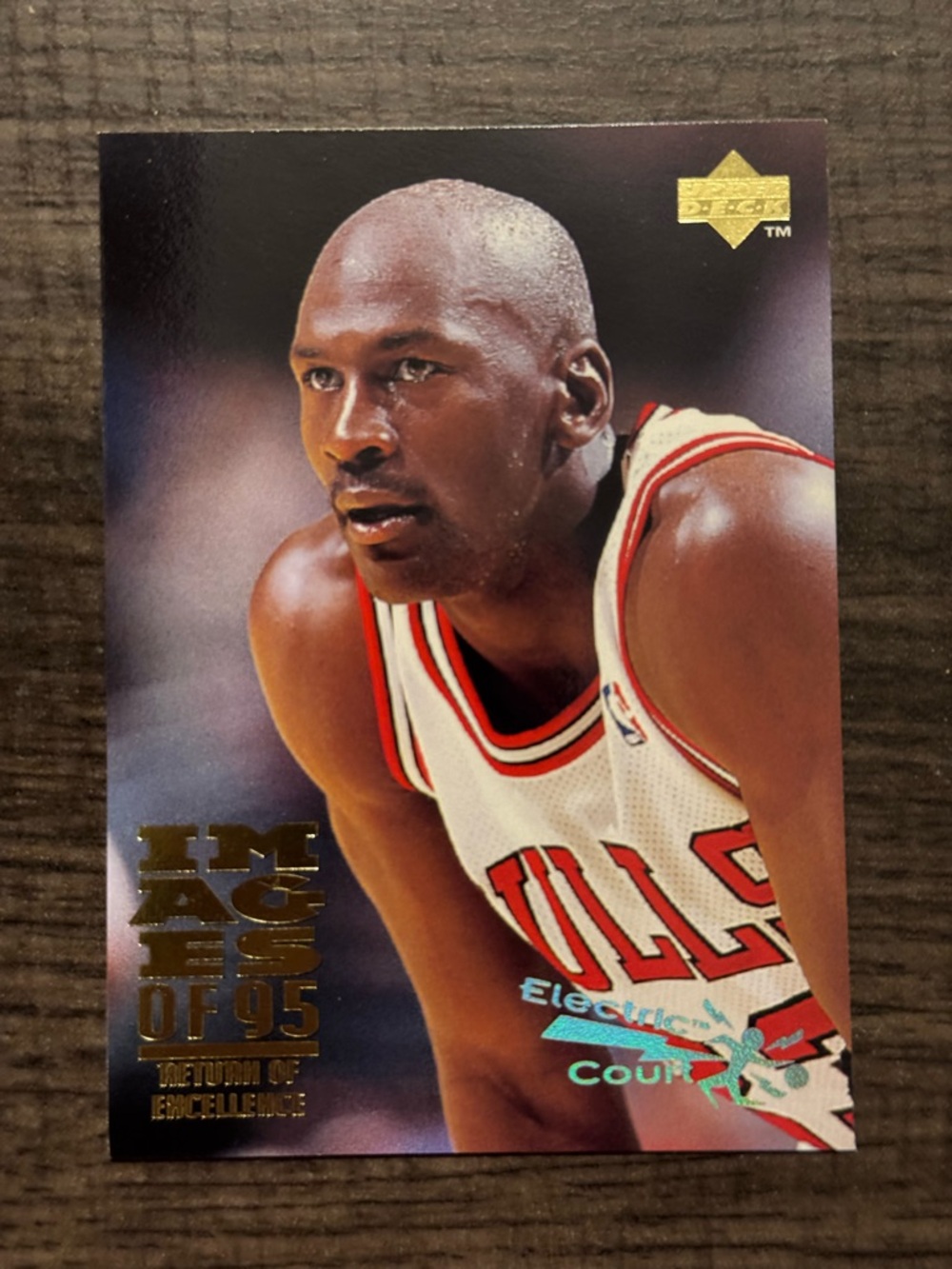 Basketball Trading Card - White and Red Jersey